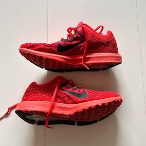 Nike Crimson Athletic Sneakers